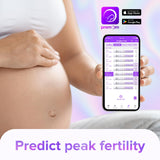 Premom, ligne de test ovulation claire pour lecture rapide.