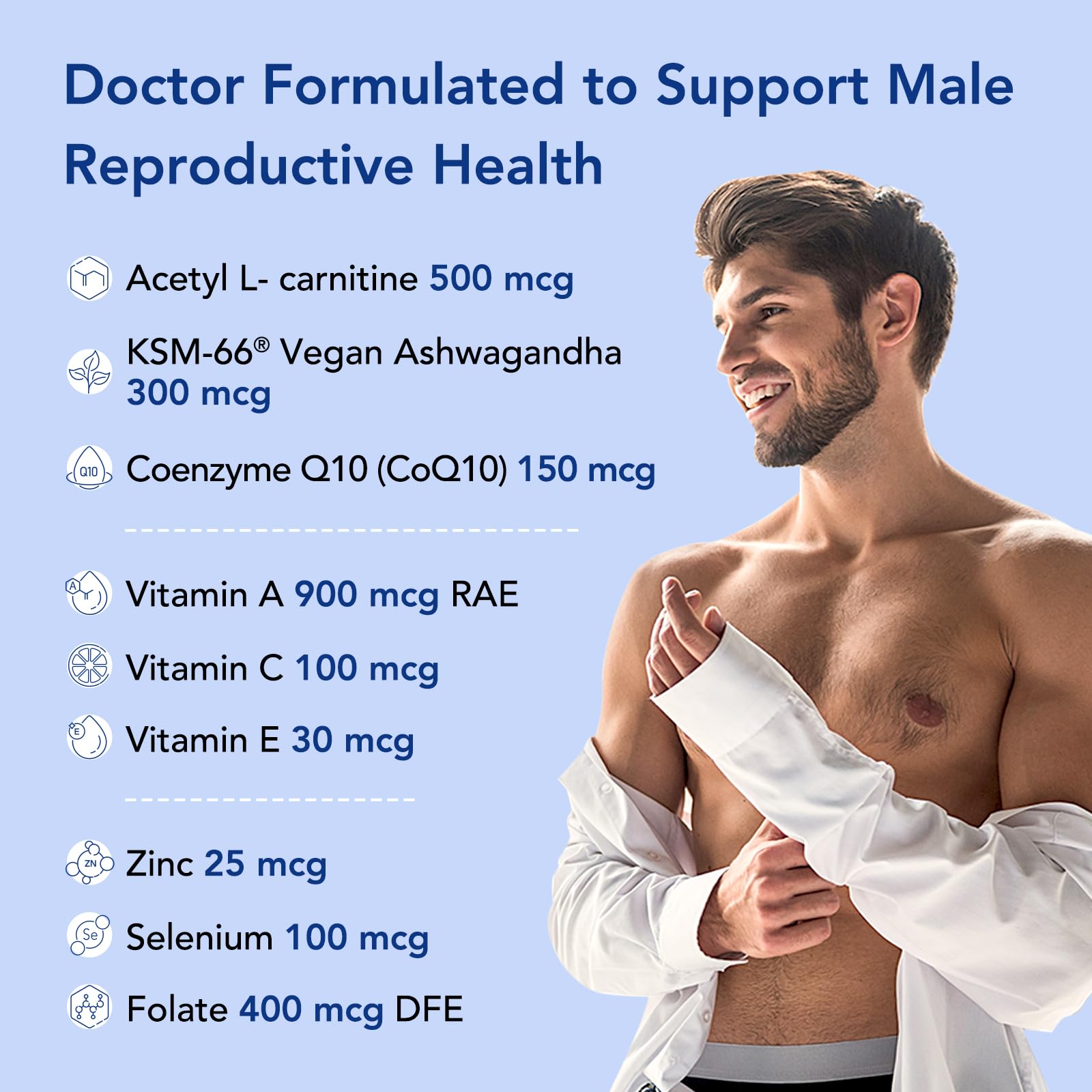 Ingrédients KSM66 pour le soutien potentiel de la formulation Premom Sperm Fortify.