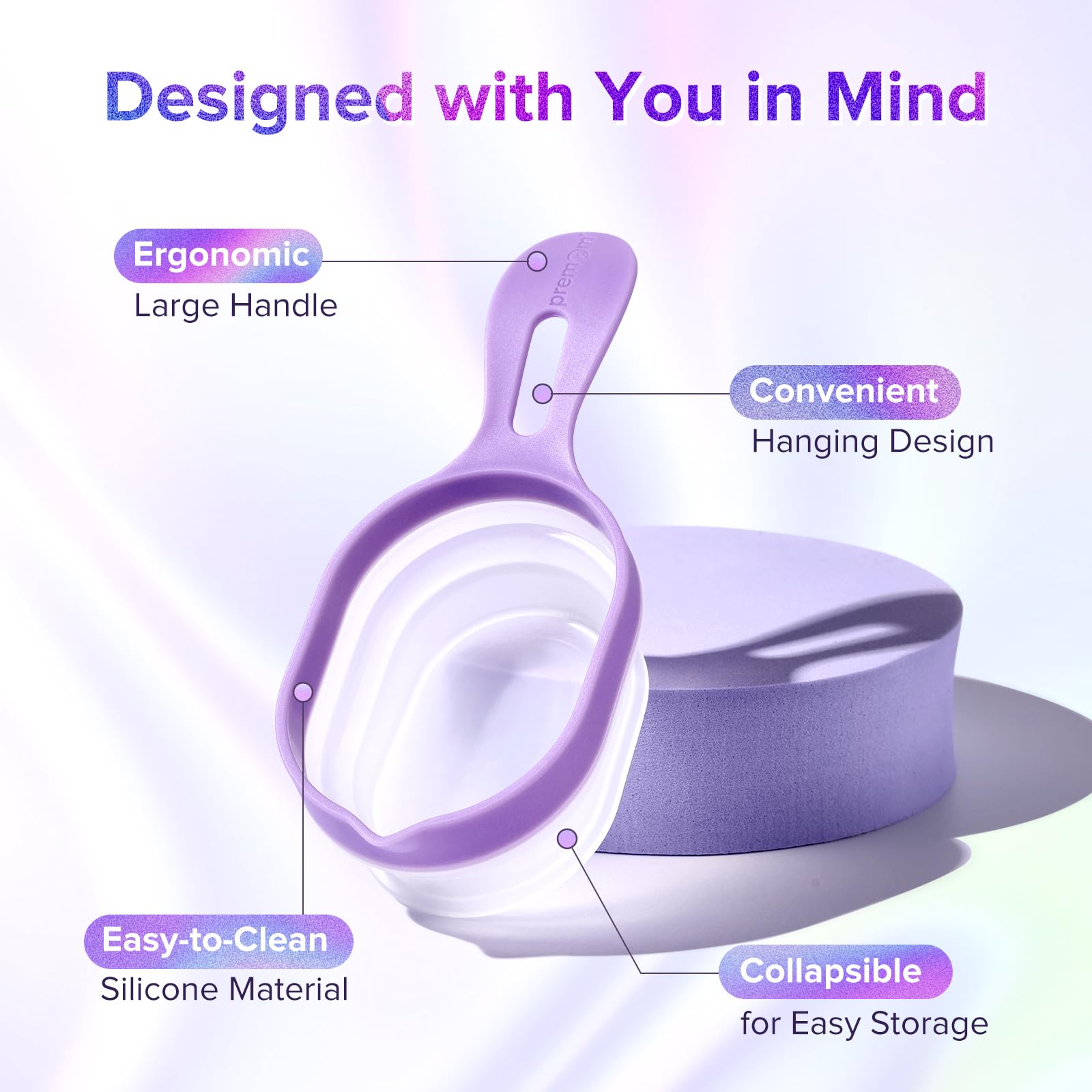 Premom: tasse d'urine réutilisable pour tests de grossesse et fertilité.