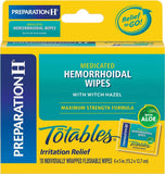 Preparation H lingettes-portables: format pratique pour déplacements quotidiens