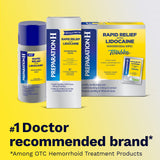 préparation H Rapid Relief – complément des lingettes médicamenteuses.