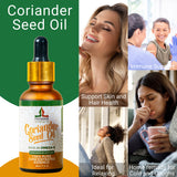 PRESERVE huile de coriandre pure, arôme herbacé idéal pour aromathérapie maison.