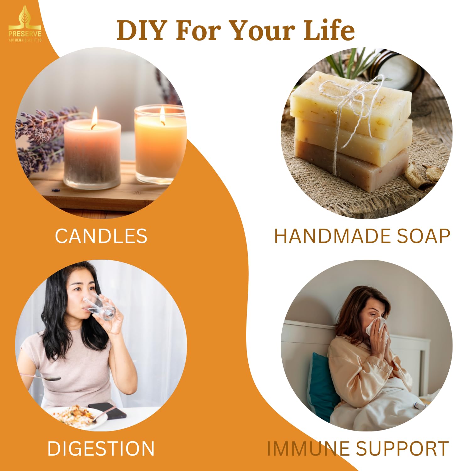 PRESERVE huile de coriandre pure, richesse en oméga-6, soin peau et cheveux.