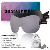 PrettyCare Masque Yeux 3D conforme aux normes Oeko-Tex et standards internationaux.