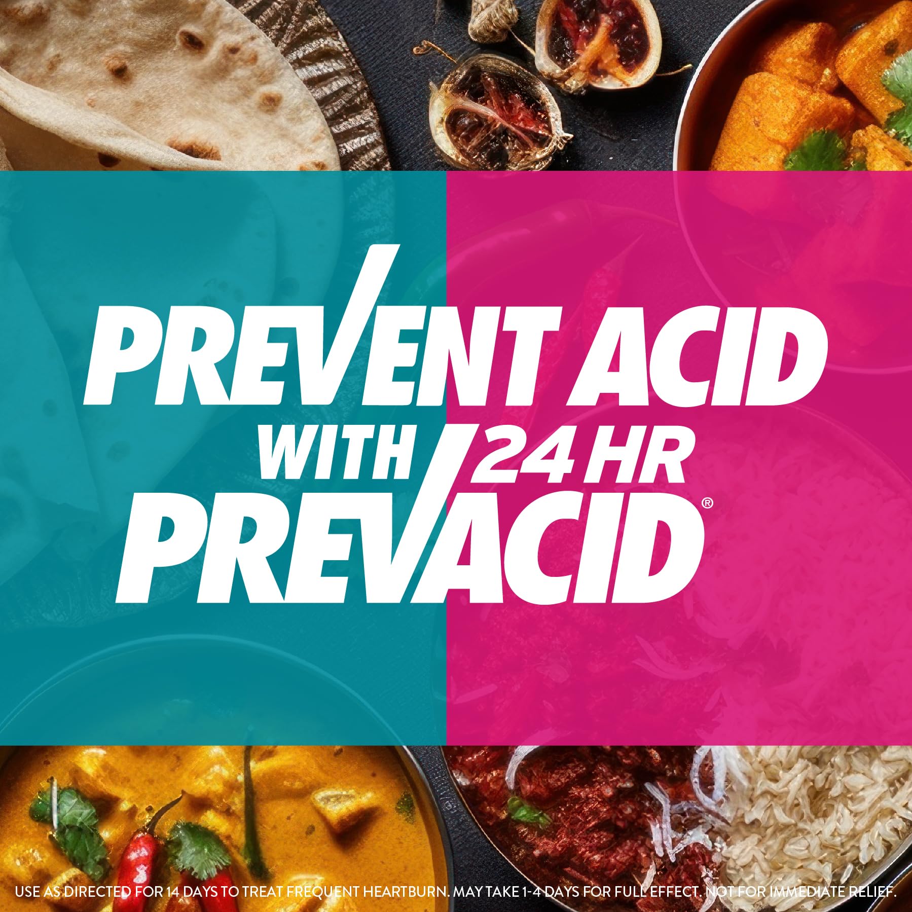 Prevacid 24HR étiquette produit, informations utiles à connaître.