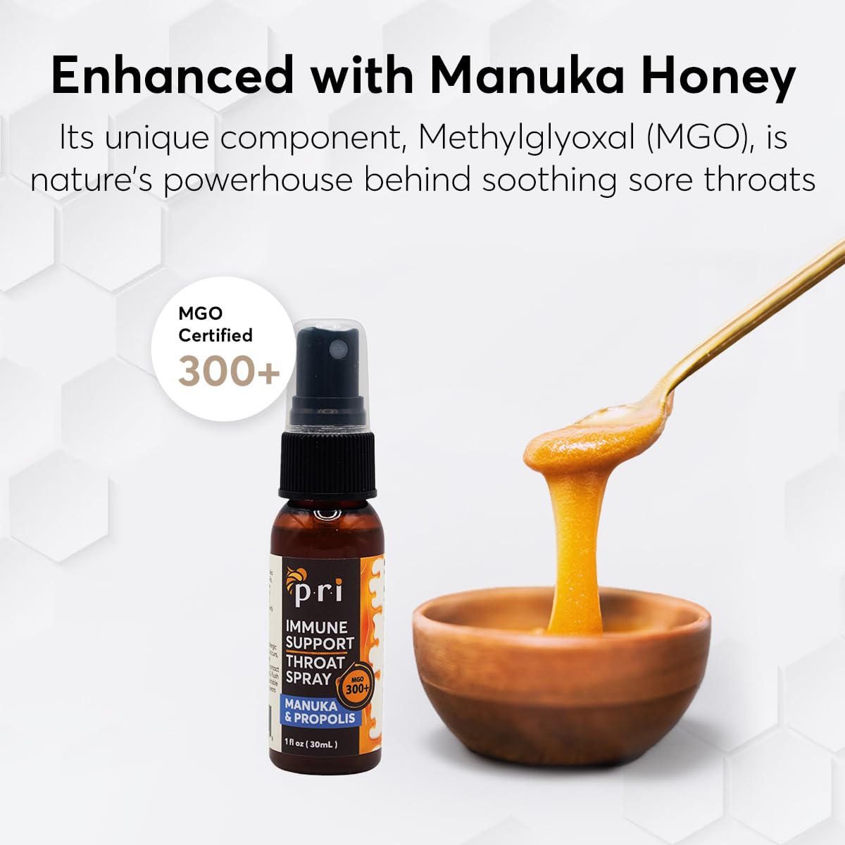 P.R.I Propolis MGO300: barrière naturelle pour le confort vocal.