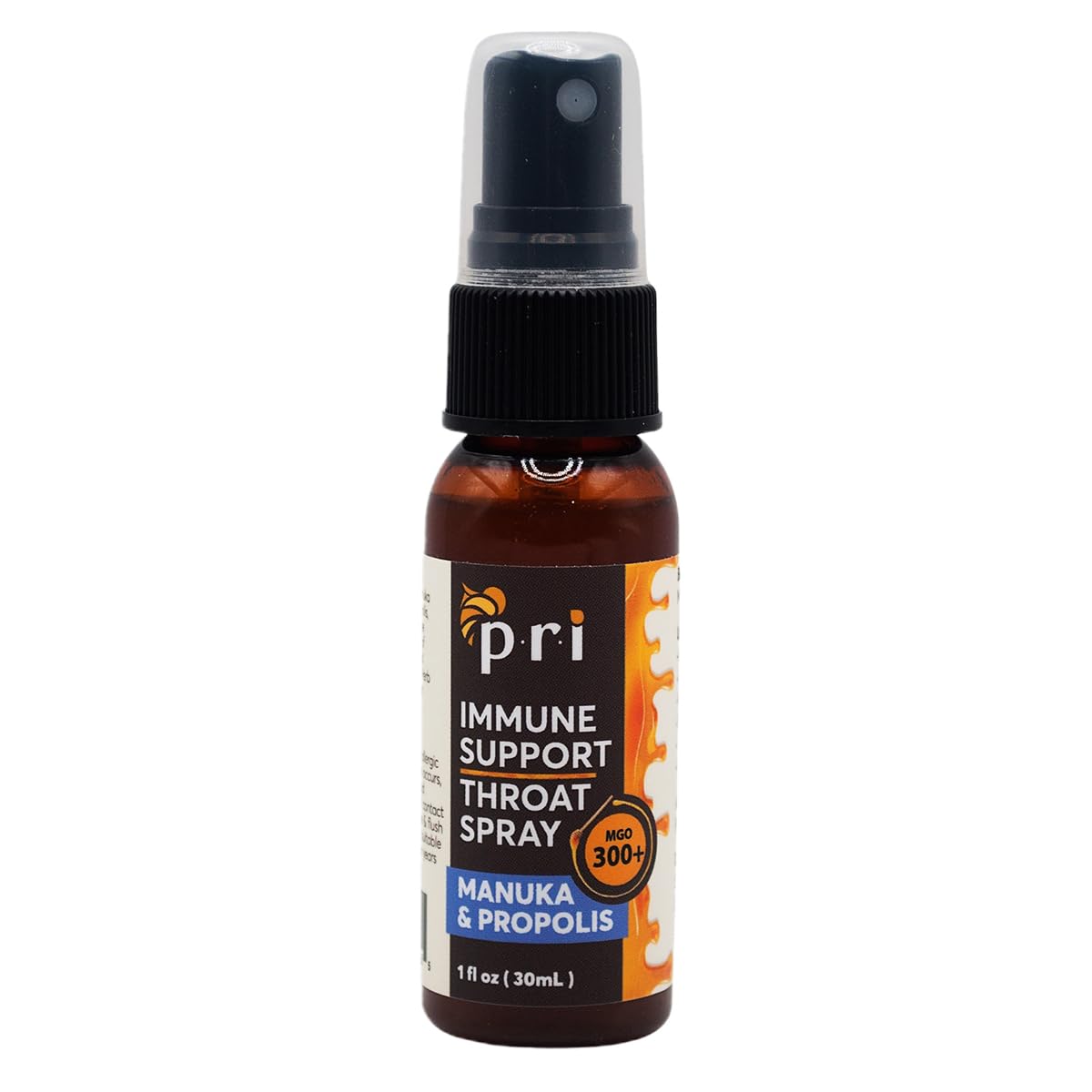 P.R.I Propolis: bouteille menthe fraîche, sensation apaisante pour la gorge.