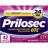 Prilosec OTC boîte Wildberry, pack deux, stockage pratique et usage régulier