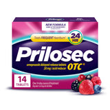 Bouteille Prilosec OTC avec omeprazole 20 mg prête à l'emploi.