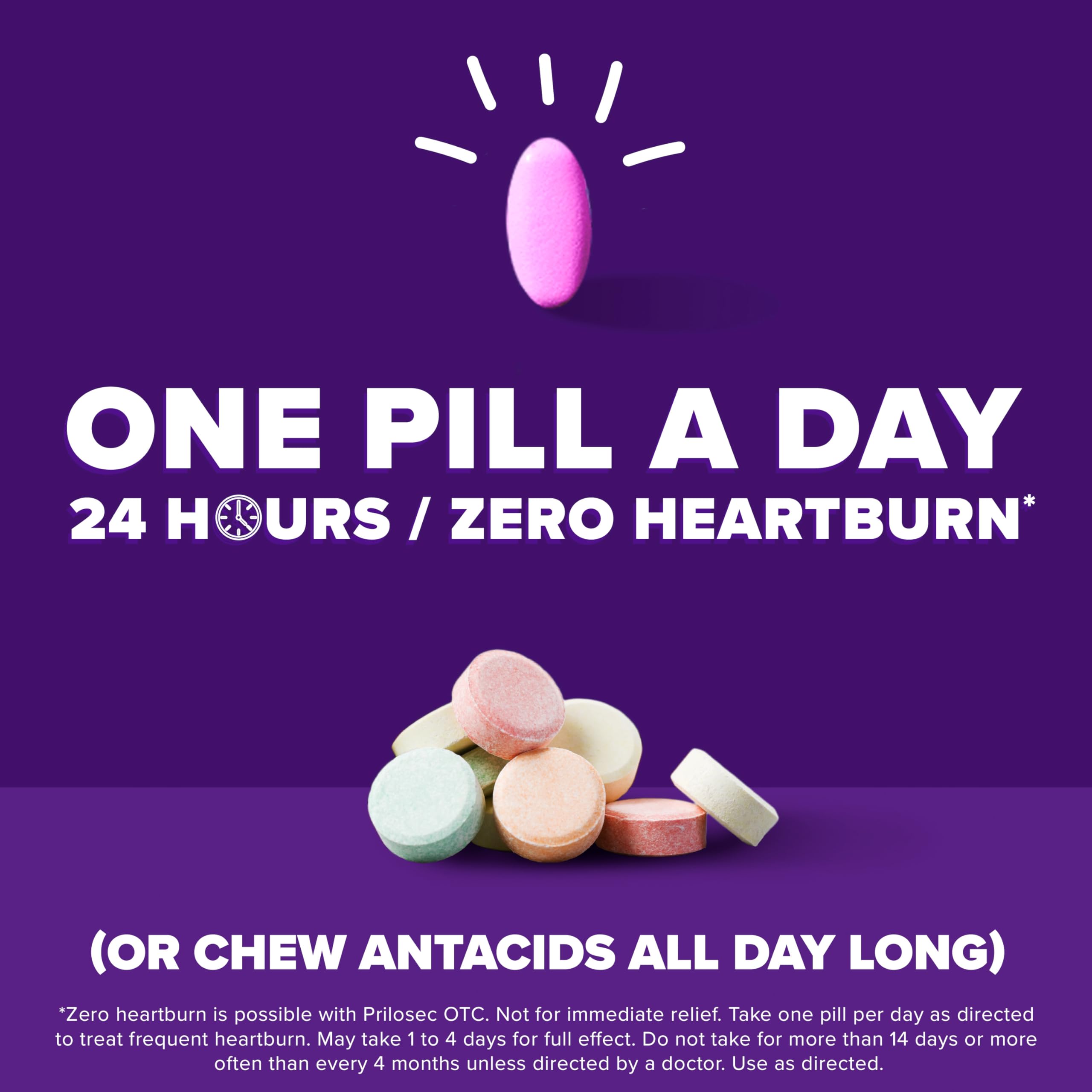 Prilosec OTC, tablettes quotidiennes faciles à prendre pour le quotidien.