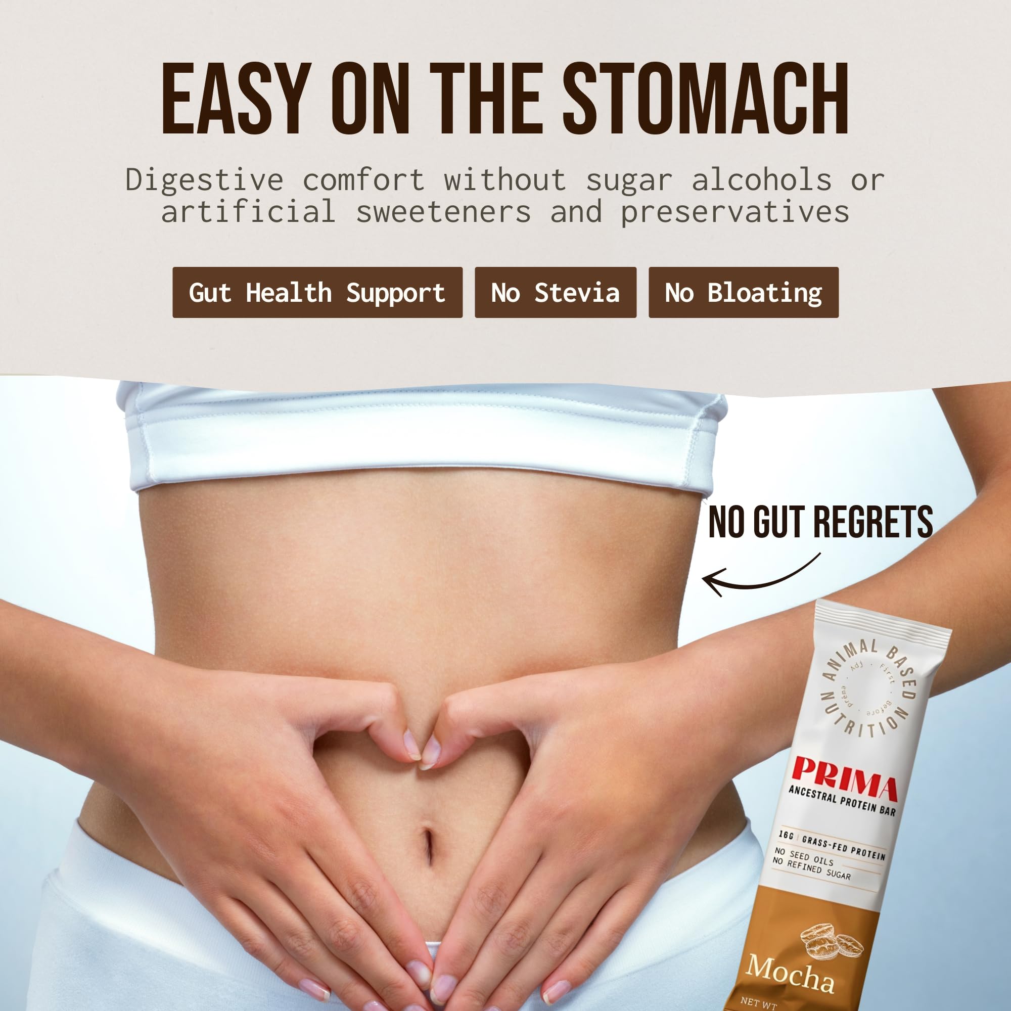 PRIMA ANCESTRAL PROTEIN BAR energie-soutenue, collation nutritive et concentration.