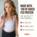 Ingrédients PRIMA ANCESTRAL PROTEIN BAR : bœuf-tallow et protéines naturelles.