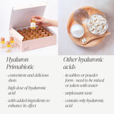 PRIMABIOTIC Hyaluronique 250 mg mangue – logo vegan sur l'étiquette.