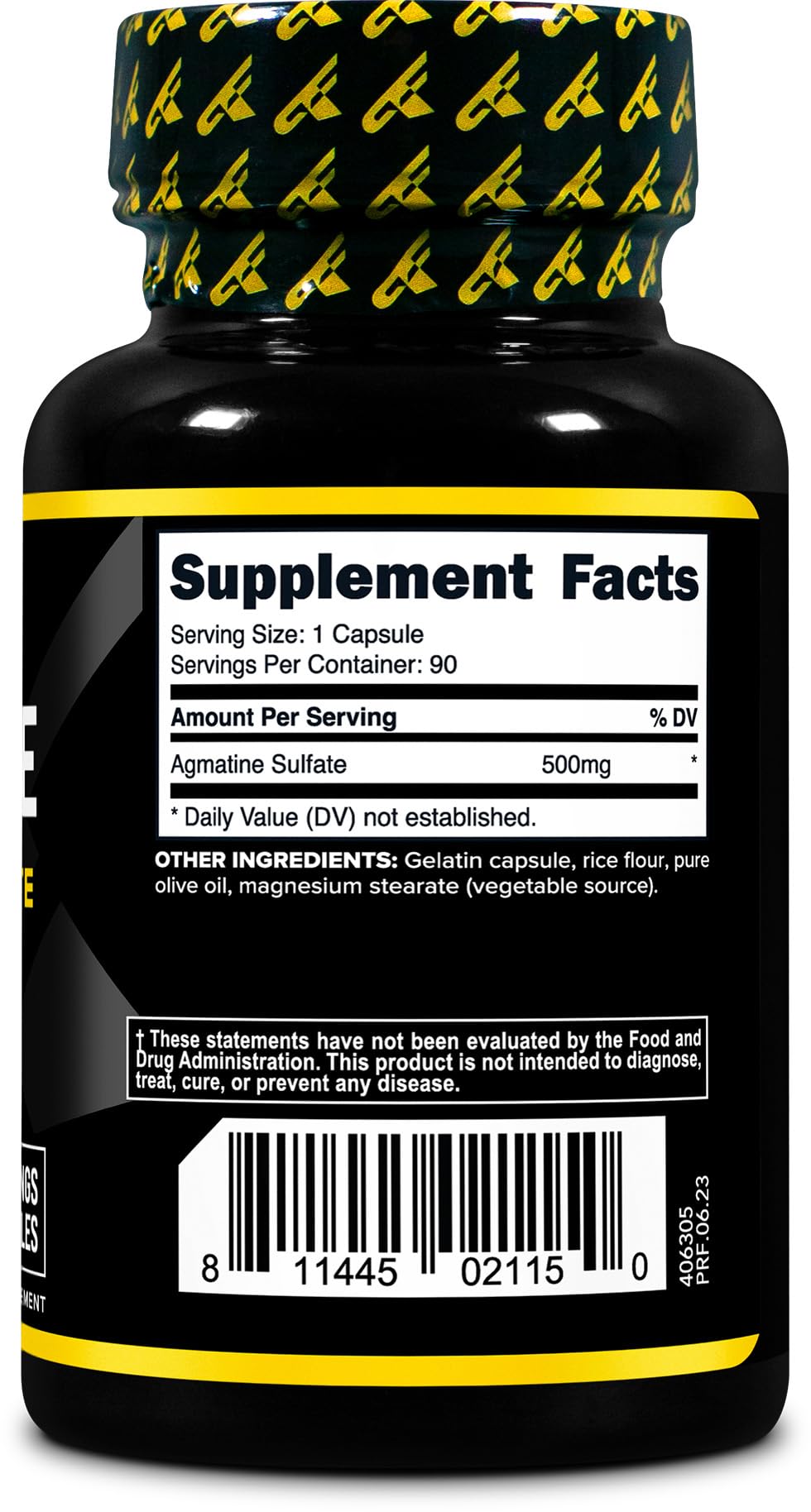Primaforce Agmatine Sulfate, emballage extérieur prêt à intégrer votre routine.