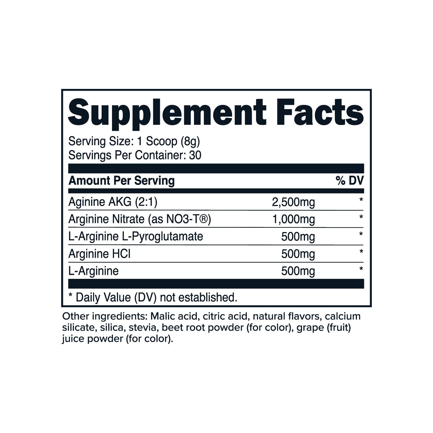 Primaforce L-Arginine Complex saveur Baies, goût agréable pendant l'entraînement.