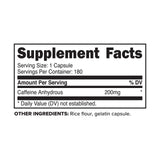 Gelules Primaforce Caféine, zoom sur les gélules pour dosages clairs.