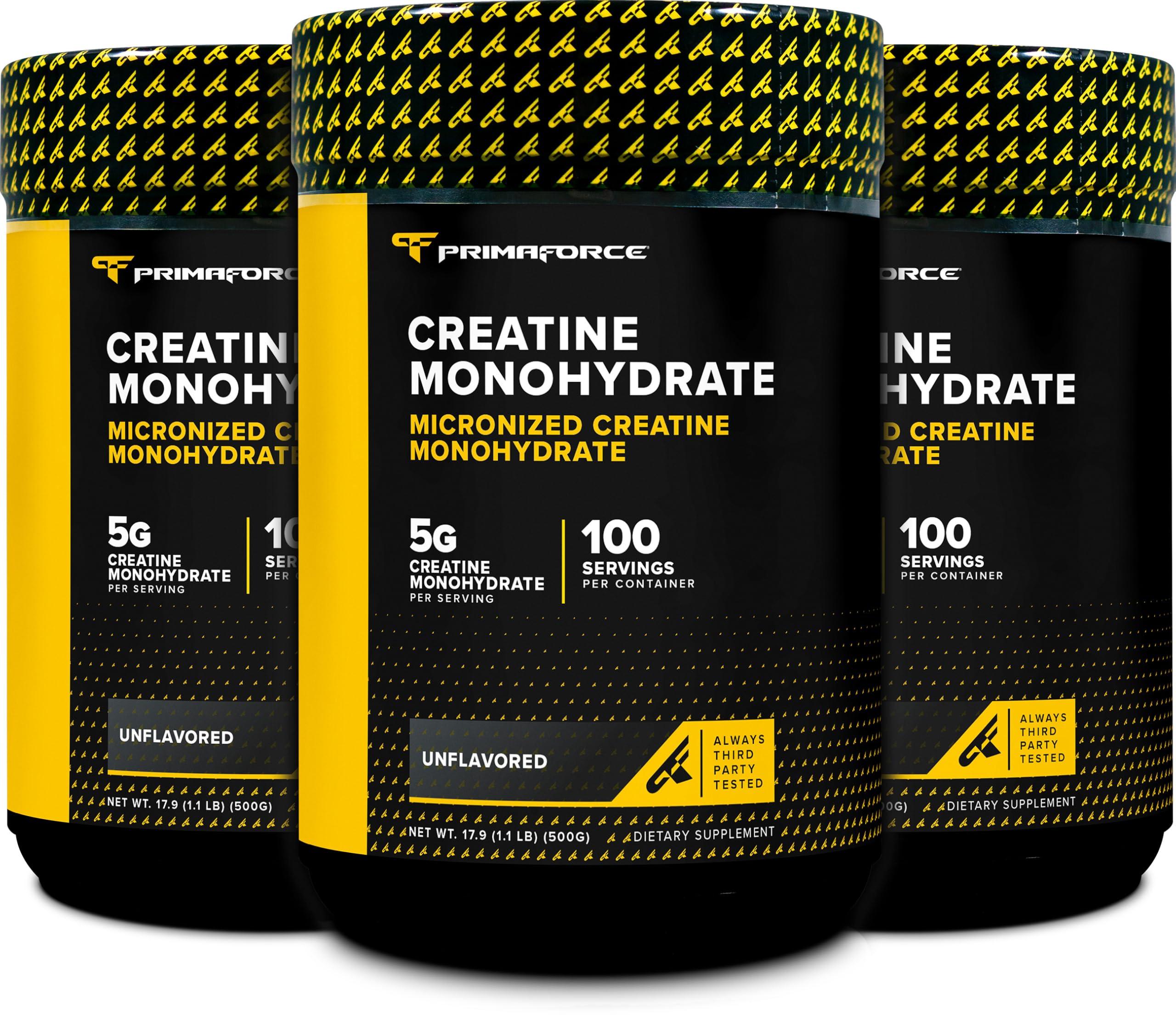 Primaforce Créatine micronisée, idéale pour les séances intenses en salle.