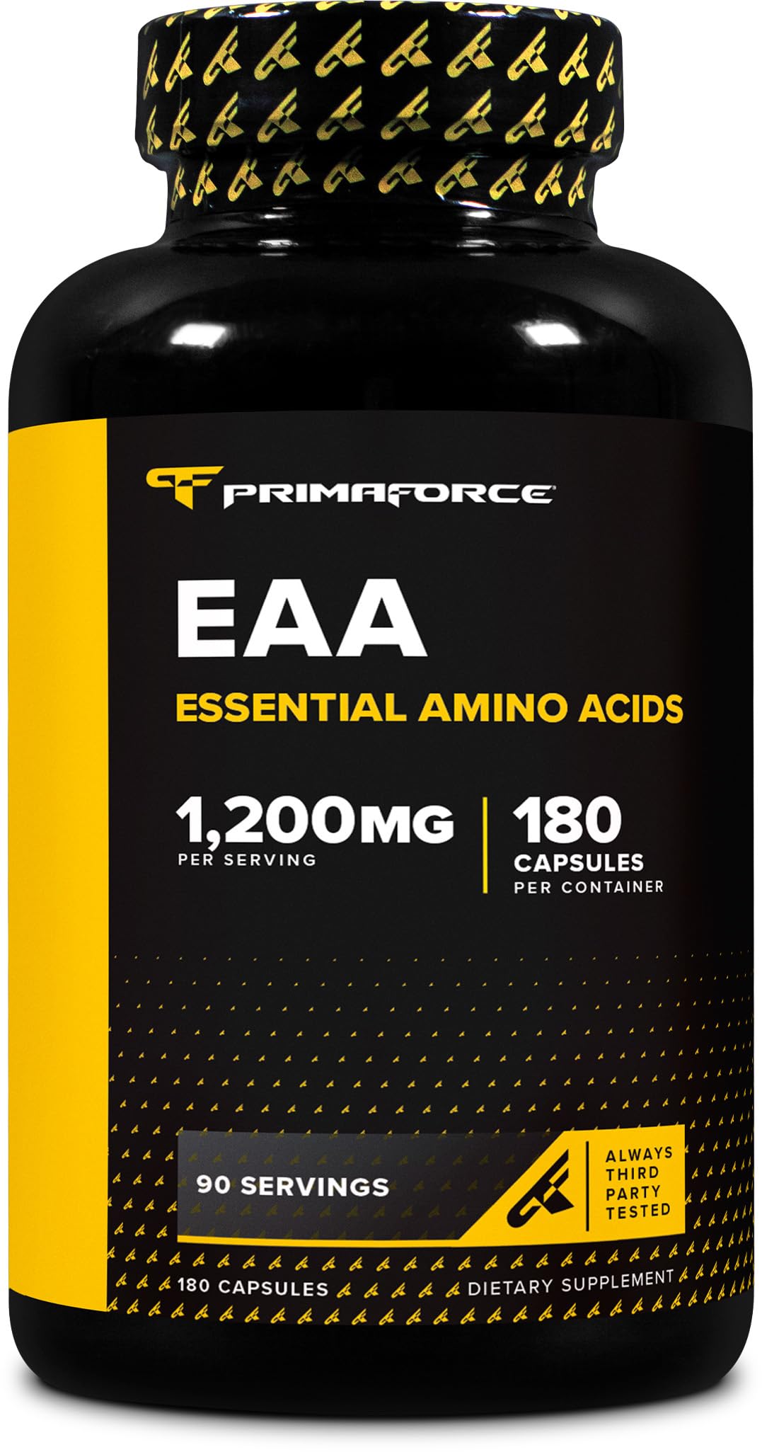 Primaforce Gaba Primaforce EAA Capsules 1200 mg – 180 gélules, 90 portions – Acides am ...