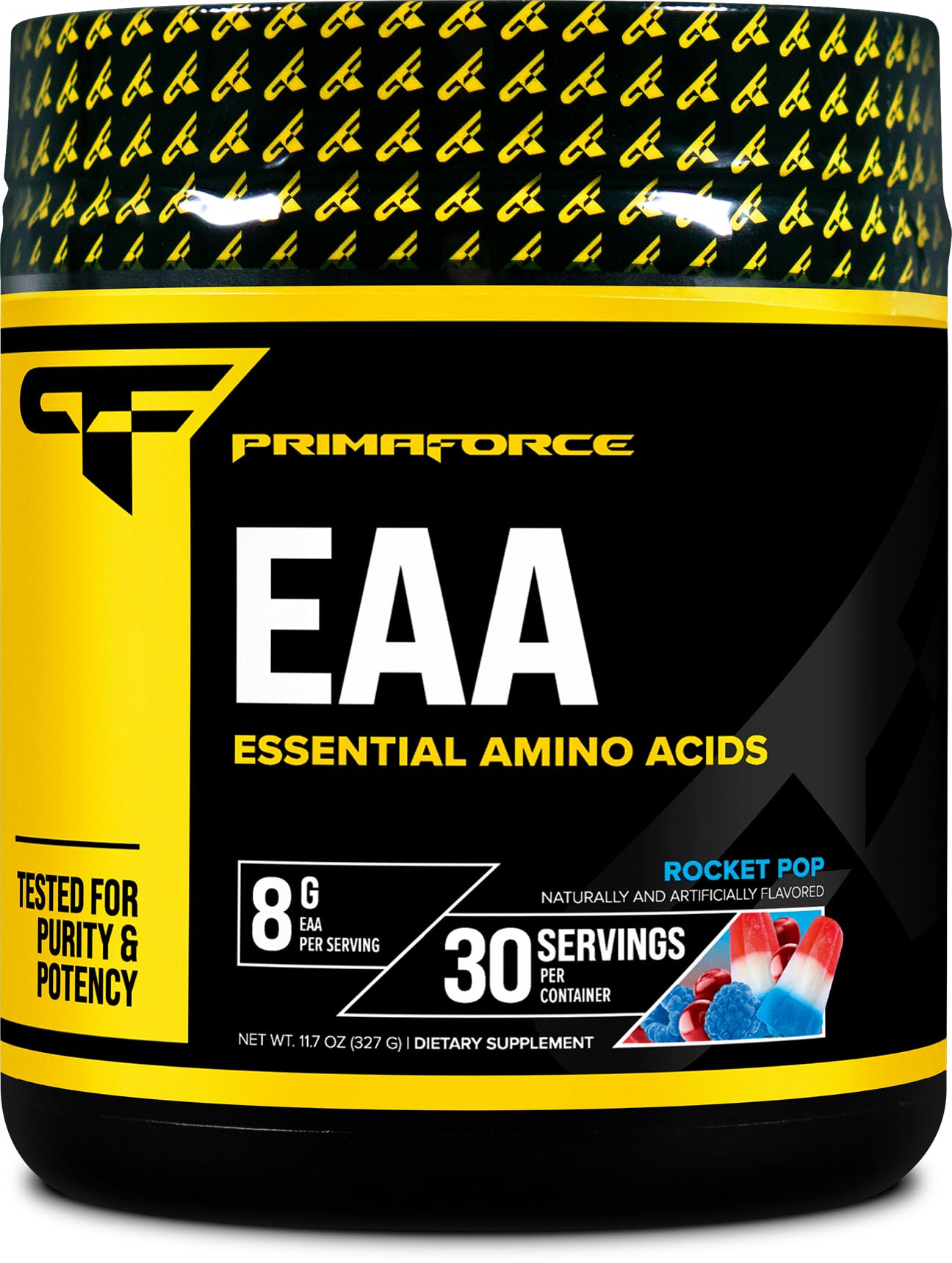Primaforce EAA Poudre au goût rafraîchissant, idéal pour l'entraînement et la récupération.