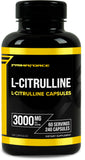 Primaforce L-Citrulline, bouteille: 240 gélules prêtes pour l'entraînement.