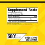 Primaforce L-Citrulline Malate avec doseur prête à être ajoutée au shake.