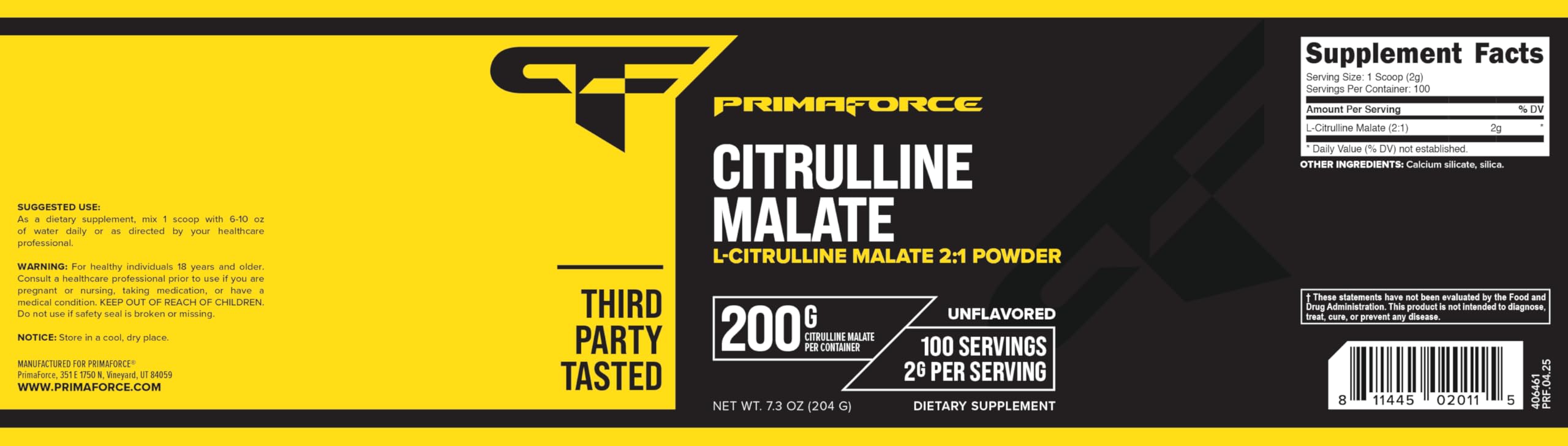 Doseur PrimaForce L-Citrulline Malate pour un dosage précis