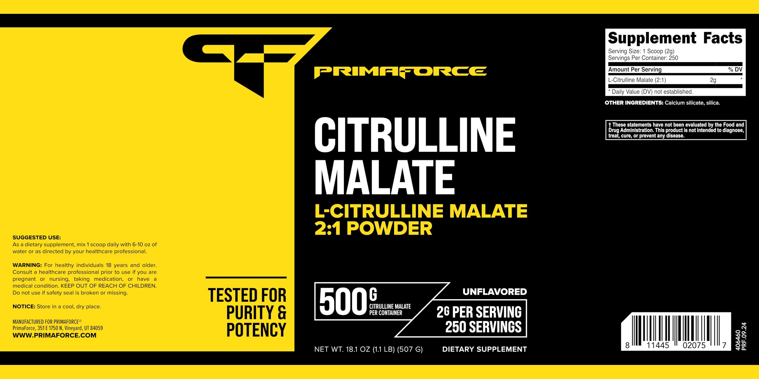 Primaforce L-Citrulline Malate en action pendant l'entraînement pour soutien potentiel à l'endurance.