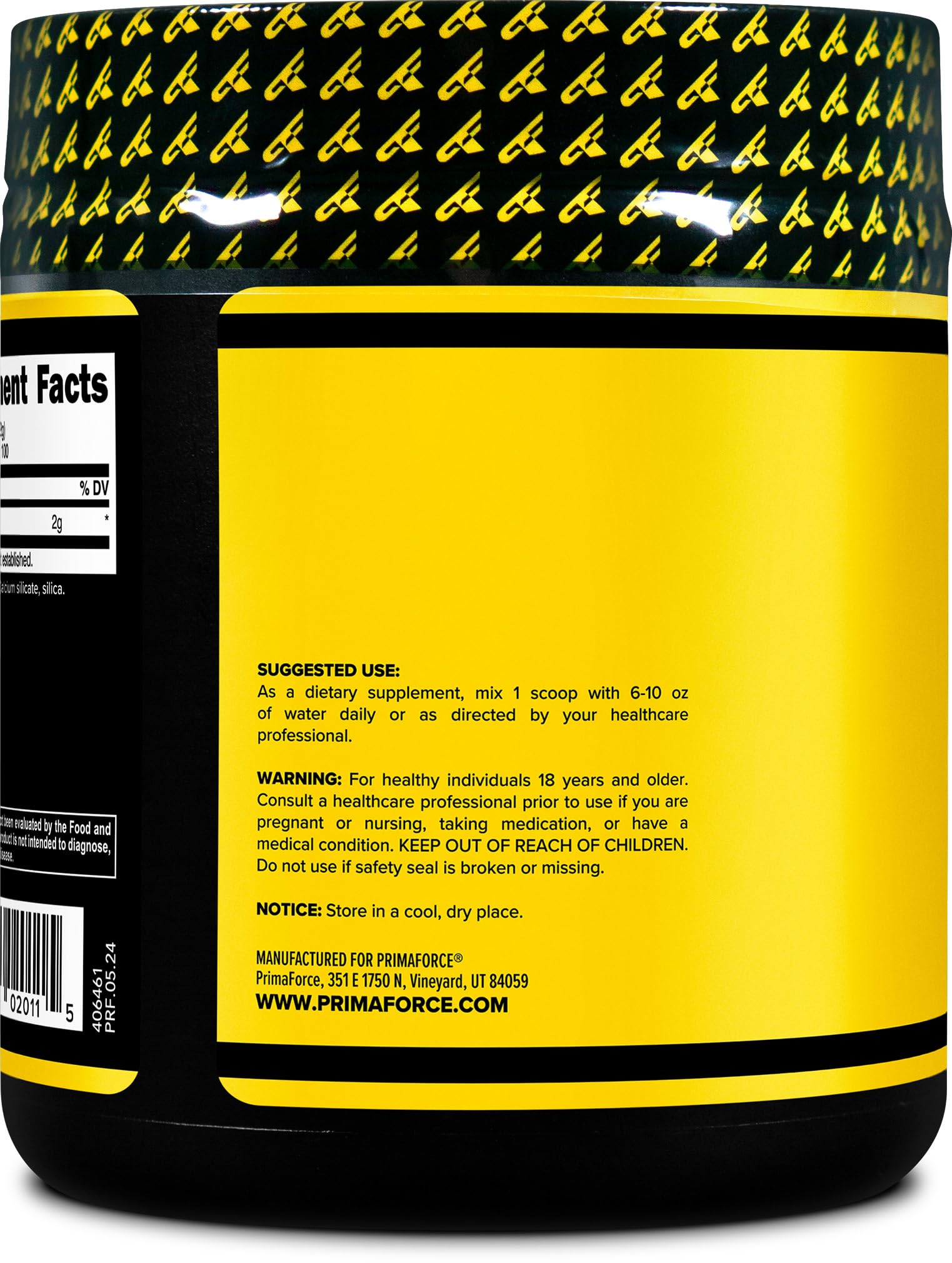 Pré-entraînement sans arôme PrimaForce L-Citrulline Malate prêt à mélanger
