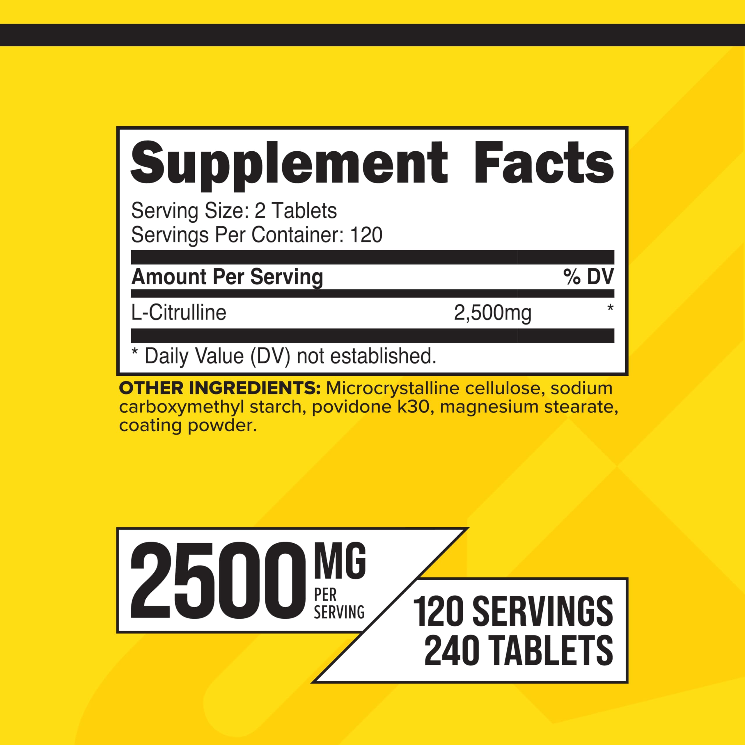 Primaforce L-Citrulline – 240 tablettes, 120 portions possibles, pratique pour le quotidien.