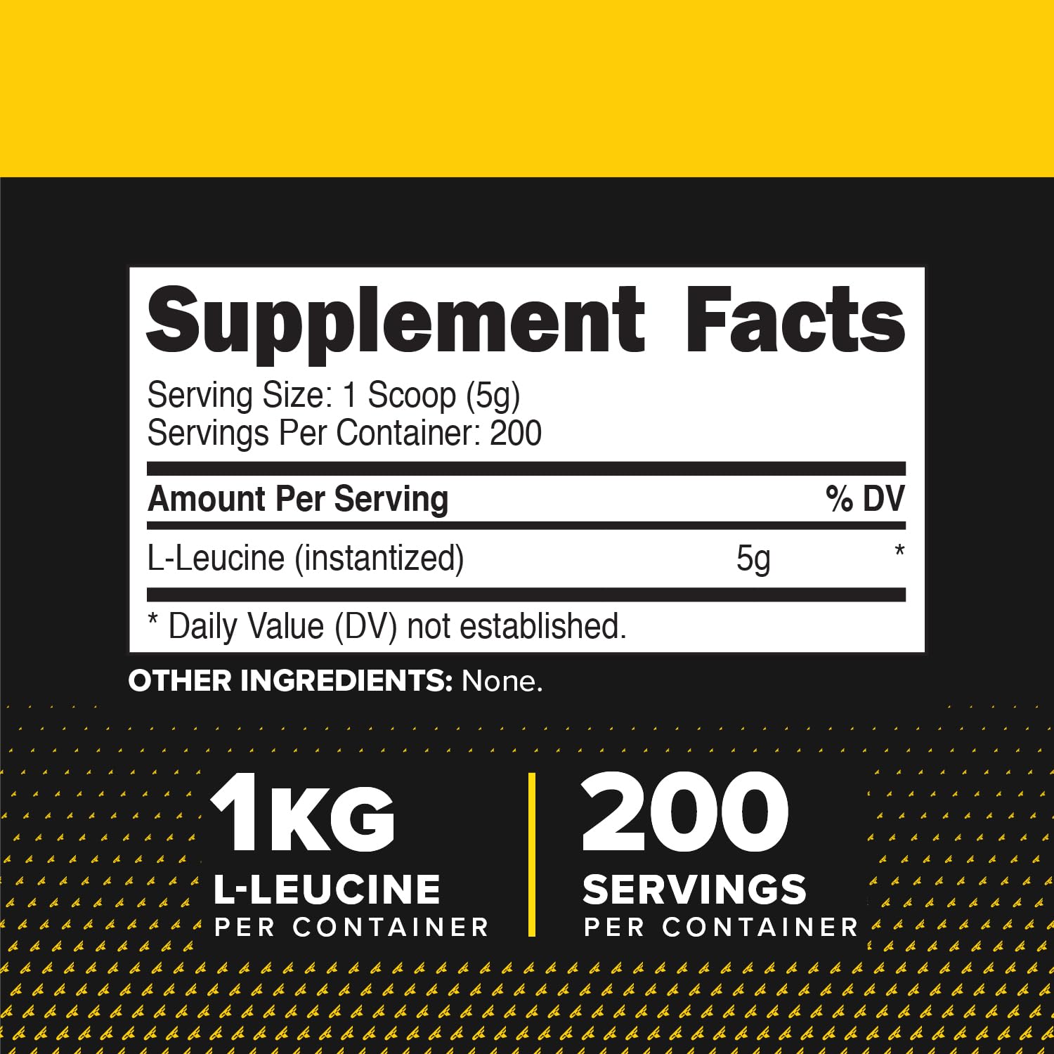 Primaforce L‑Leucine en poudre avec doseur, pratique pour doser rapidement l'apport.