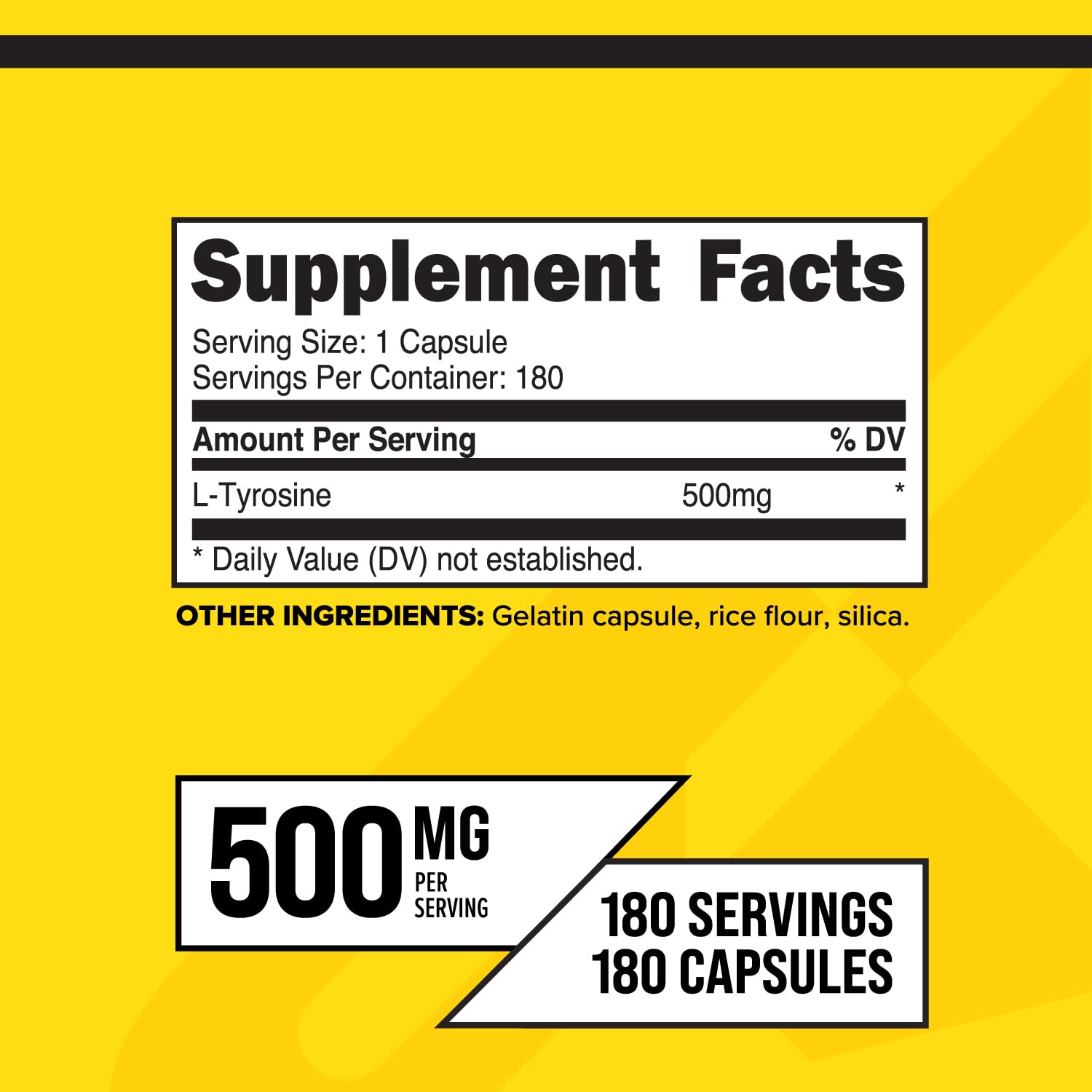 Primaforce L-Tyrosine: dose quotidienne pratique pour votre routine.