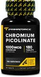 Primaforce picolinate de chrome – tablettes 1000 mcg faciles à prendre
