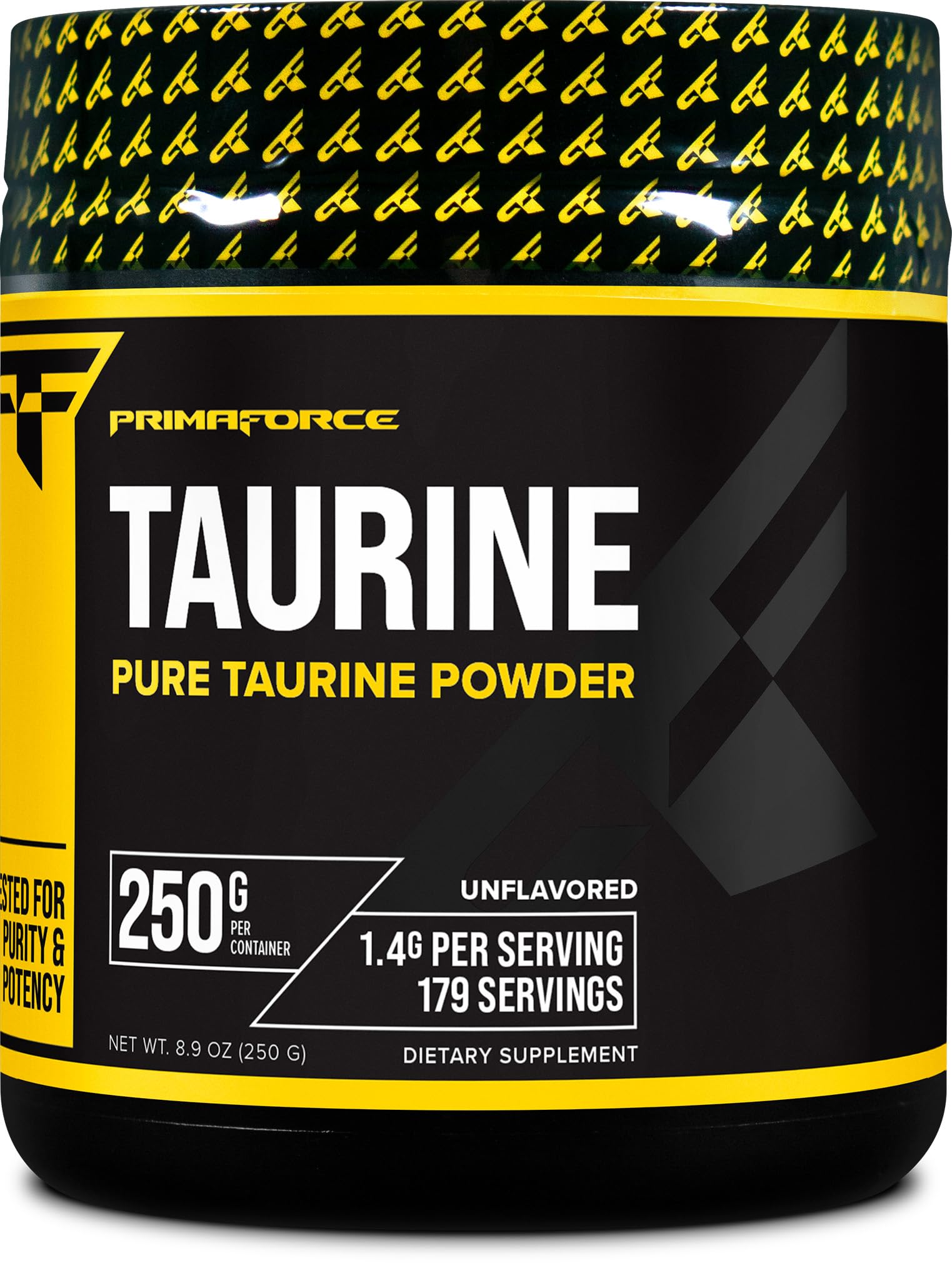PrimaForce Taurine Poudre – emballage 250 g, pratique et prêt à l’emploi pour vos séances.