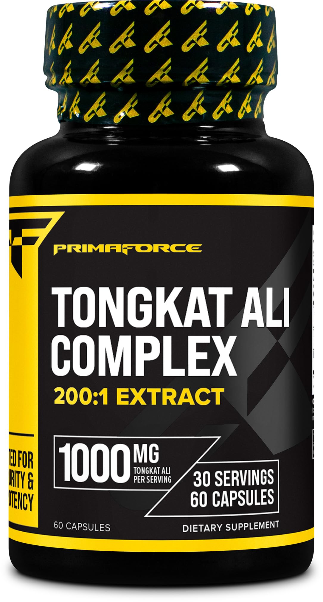 Primaforce Tongkat Ali – bouteille prête à intégrer une routine de vitalité.