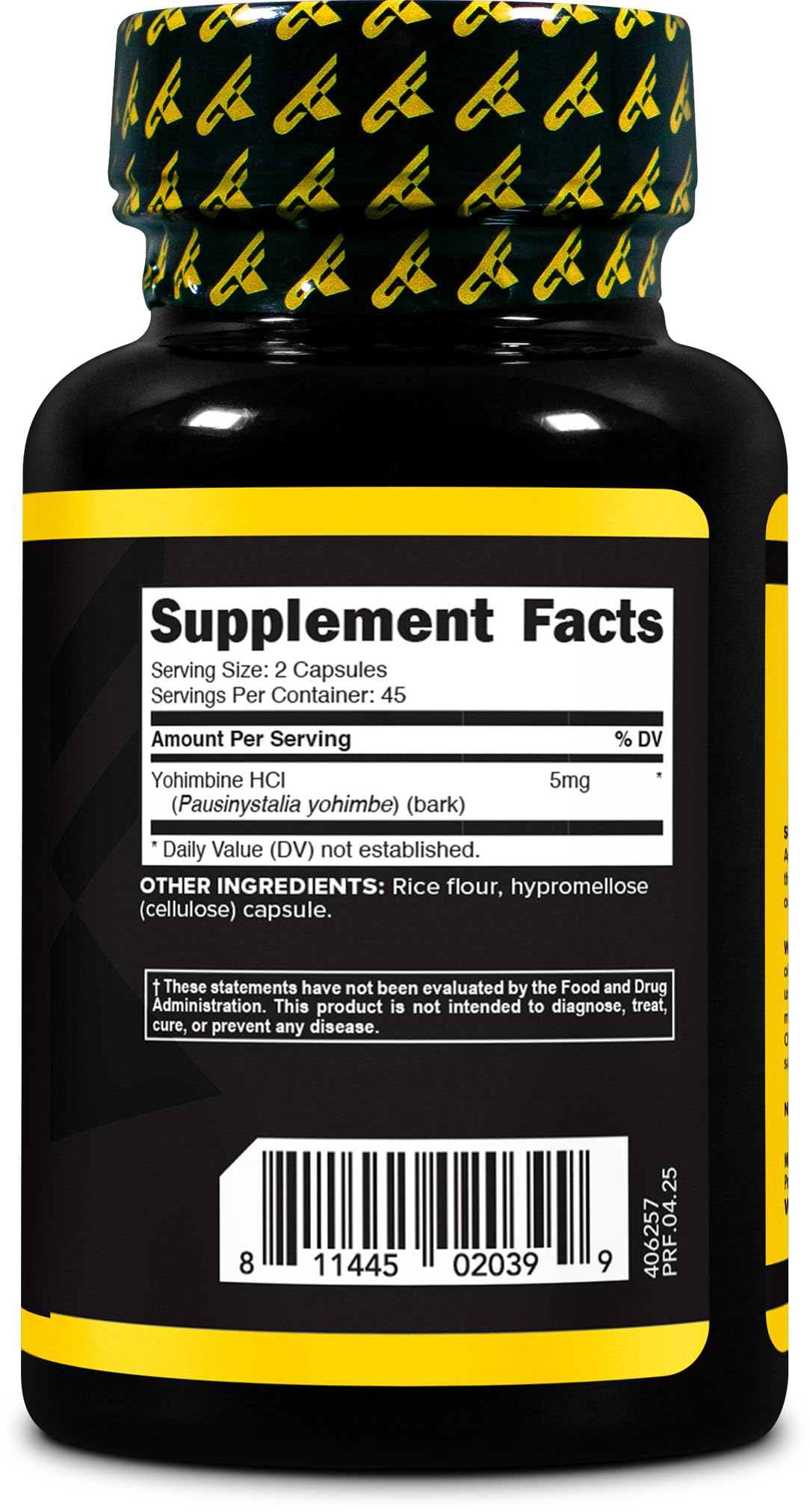 Primaforce Yohimbine HCl 2,5 mg – boite et emballage conformes, fiabilite assuree