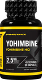 Primaforce Yohimbine HCl 2,5 mg – bouteille de 90 capsules, dosage flexible pour ajuster votre routine