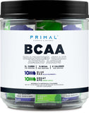 Primal BCAA Framboise Bleue – sachet rafraîchissant pour l'entraînement.