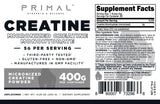 Primal Créatine Monohydrate — contrôle qualité et tests tiers pour la tranquillité d'esprit
