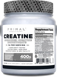 Primal Créatine Monohydrate — doseur 5 g pour un dosage rapide