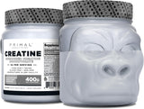 Primal Créatine Monohydrate — emballage 400 g, poudre fine idéale pour l'entraînement