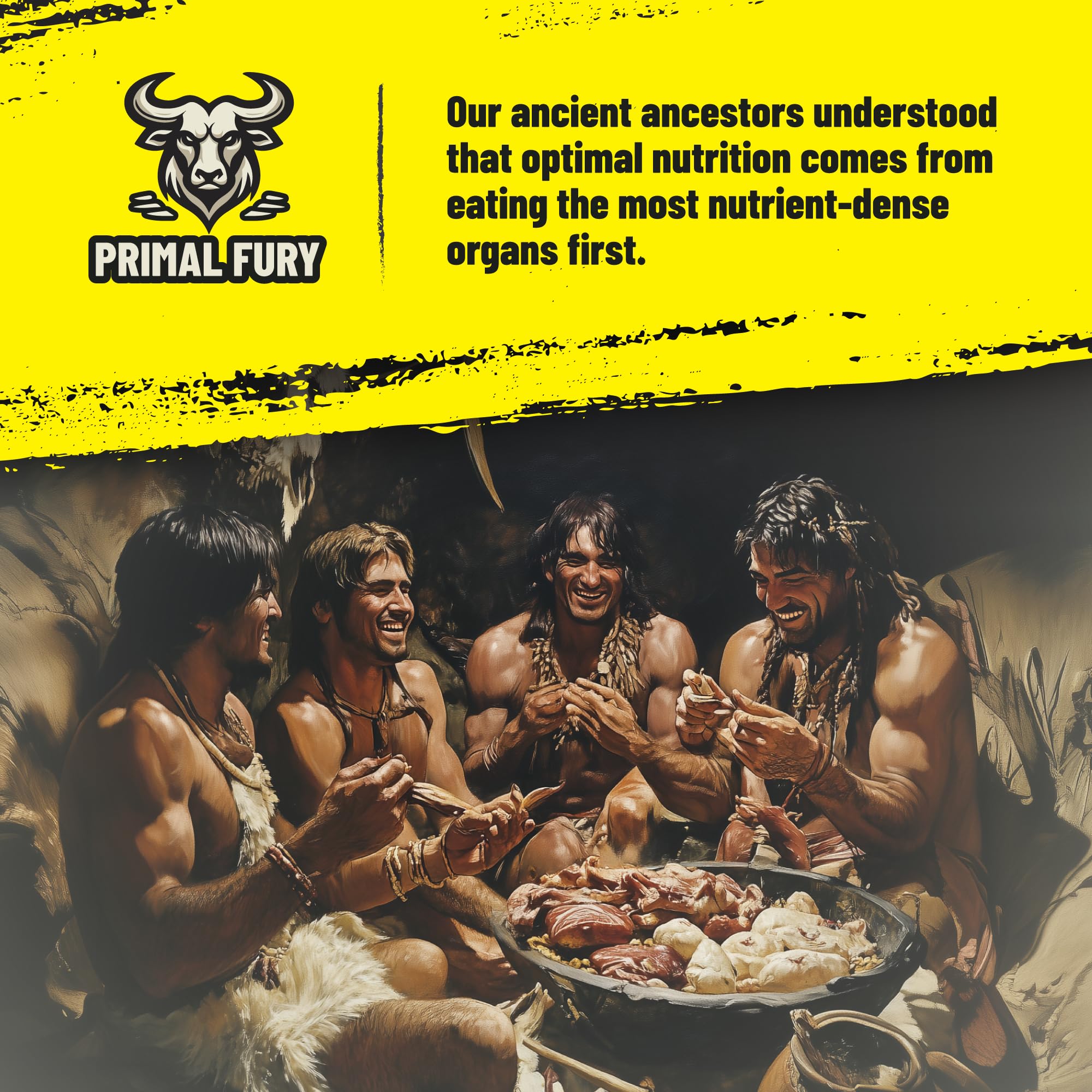 PRIMAL FURY : Étiquette et fabrication aux États‑Unis, contrôle de pureté.