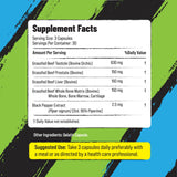 PRIMAL FURY : Mélange de 6 organes de bœuf pour la vitalité masculine.