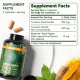 Extrait de poivre noir BioPerine améliorant l’absorption du curcuma.