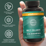 Santé cheveux peau ongles avec Primal Harvest Multi Collagen.