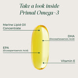 Huile de poisson Omega3 non-GMO Primal Harvest, pure et sans OGM.