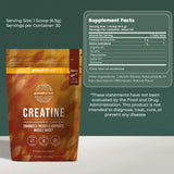 Poudre créatine Primal Harvest dans un smoothie, usage pratique pour l’énergie.