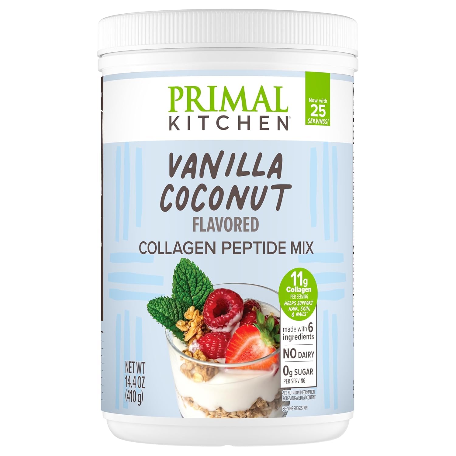 Primal Kitchen poudre chocolat coco, texture lisse pour cafés et smoothies