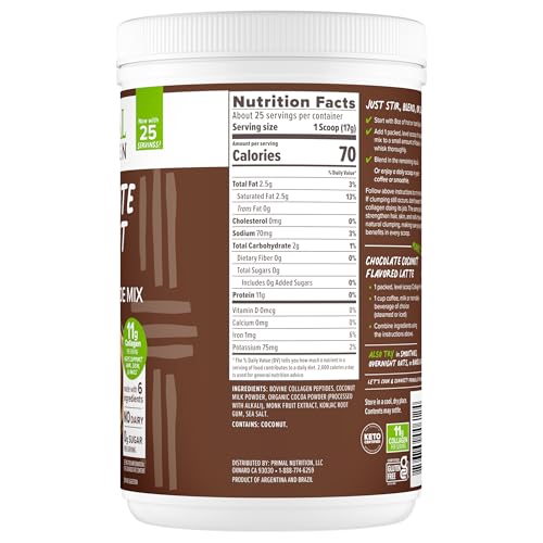 Shake chocolat Primal Kitchen dégusté sans édulcorants artificiels