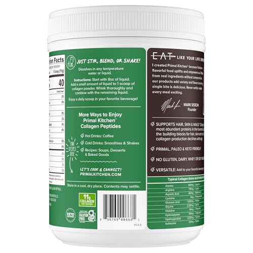 Primal Kitchen Collagen Peptides sans arôme – dans pâtisseries sans gluten.