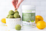 Primal Kitchen Matcha Collagen Keto Latte - préparation rapide dans eau chaude.